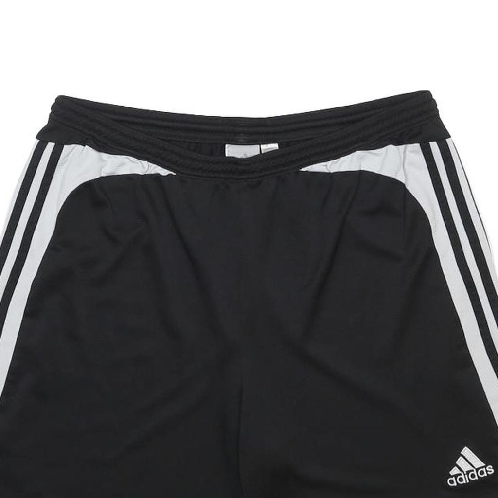 ADIDAS Mens Shorts Black & White Sports Casual XL W32 Athletic Gym Wear