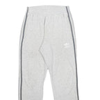 ADIDAS Mens Joggers Grey & White Slim Tapered S W26 L28 Cotton Blend Casual