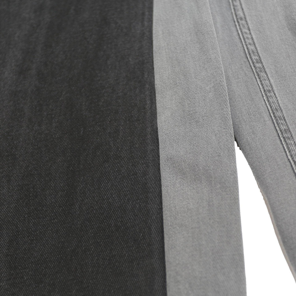 LEVI'S 505 Customised Mens Jeans Black Relaxed Straight Denim Medium W30 L30 Zip