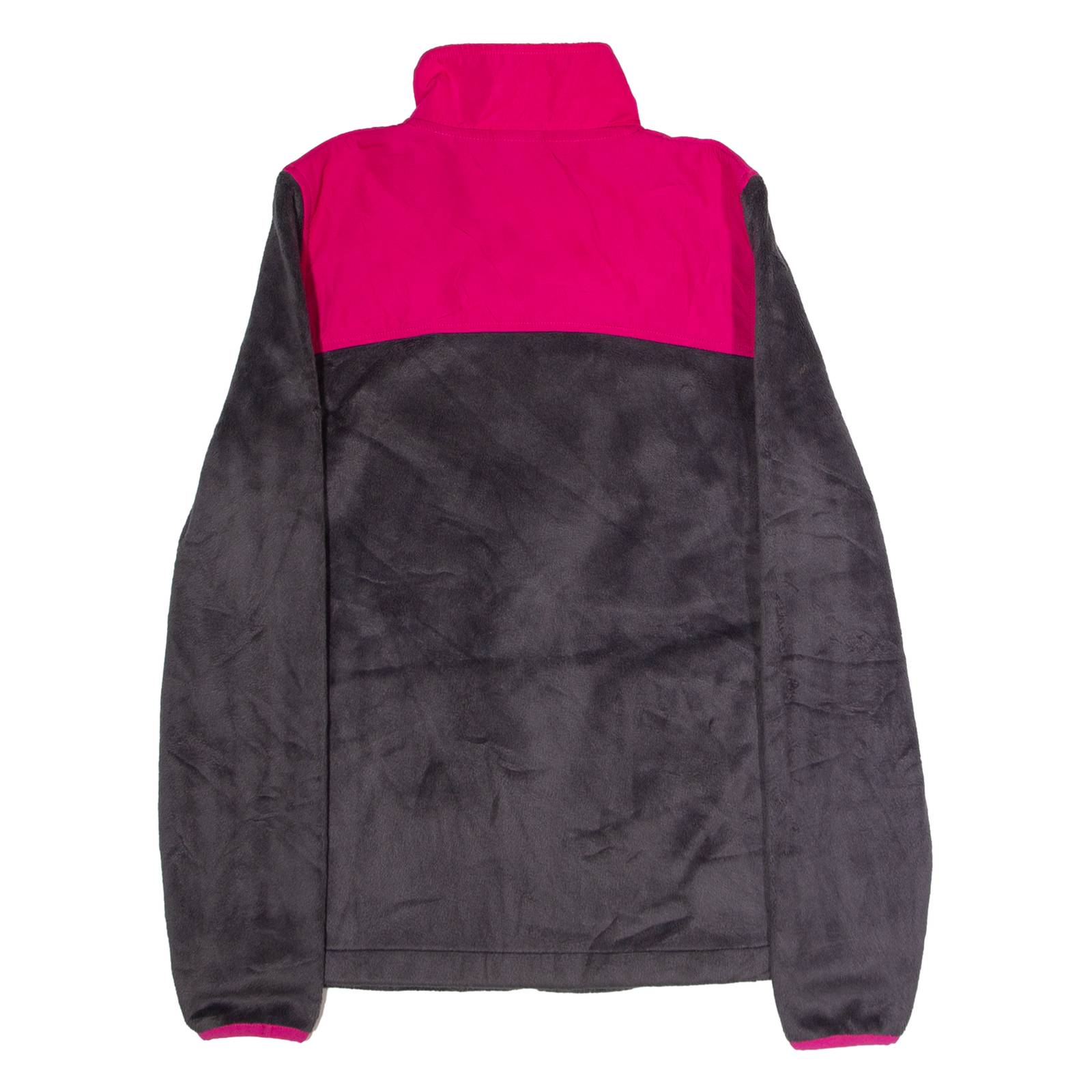 FILA Womens Fleece Jacket Grey Colourblock XS