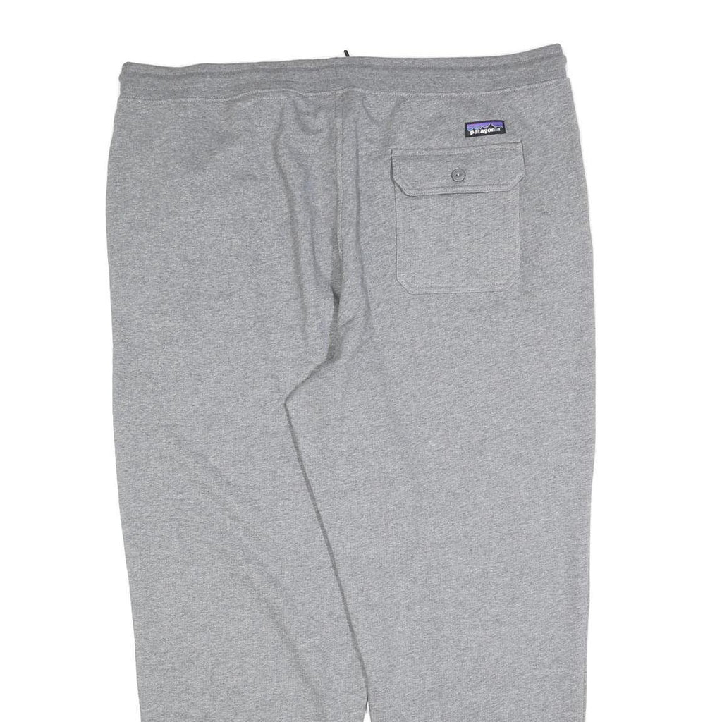 PATAGONIA Mens Joggers Grey 2XL W40 L30 Cotton Blend Drawstring Comfort Relaxed