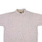 WRANGLER Mens Shirt White Check 2XL
