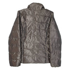 DKNY Insulated Womens Puffer Jacket Brown M