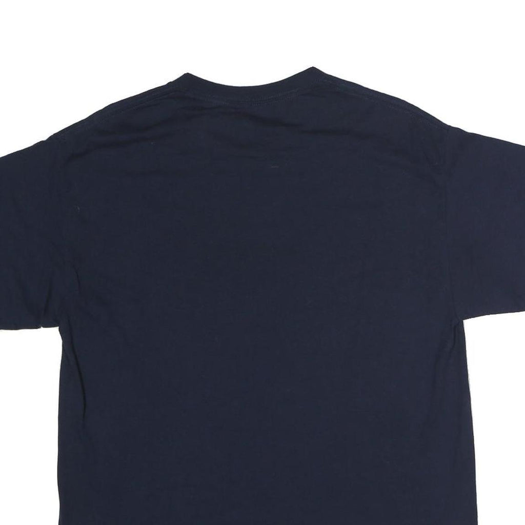 Mens Navy Blue Cotton Graphic T-Shirt M Short Sleeve Crew Neck Southeastern Golf