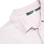 FILA Mens Pink Polo Shirt Short Sleeve Plain L Cotton Casual Sporty Embroidered