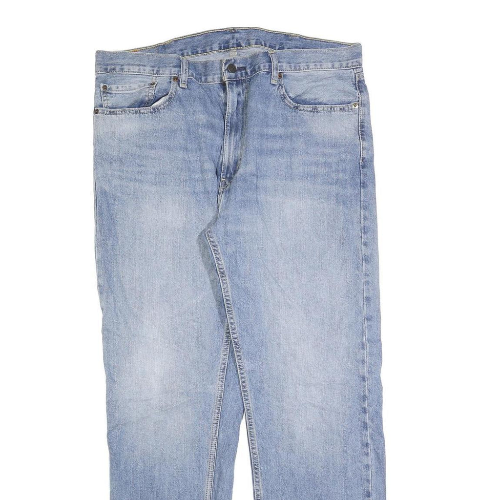 LEVI'S 505 Mens Jeans Blue Regular Straight Denim Medium W38 L32 Classic Style