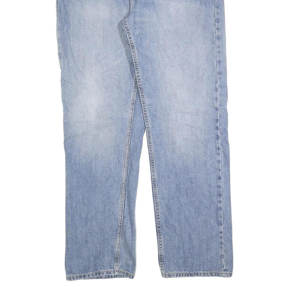 LEVI'S 505 Mens Jeans Blue Regular Straight Denim Medium W38 L32 Classic Style