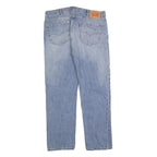 LEVI'S 505 Mens Jeans Blue Regular Straight Denim Medium W38 L32 Classic Style