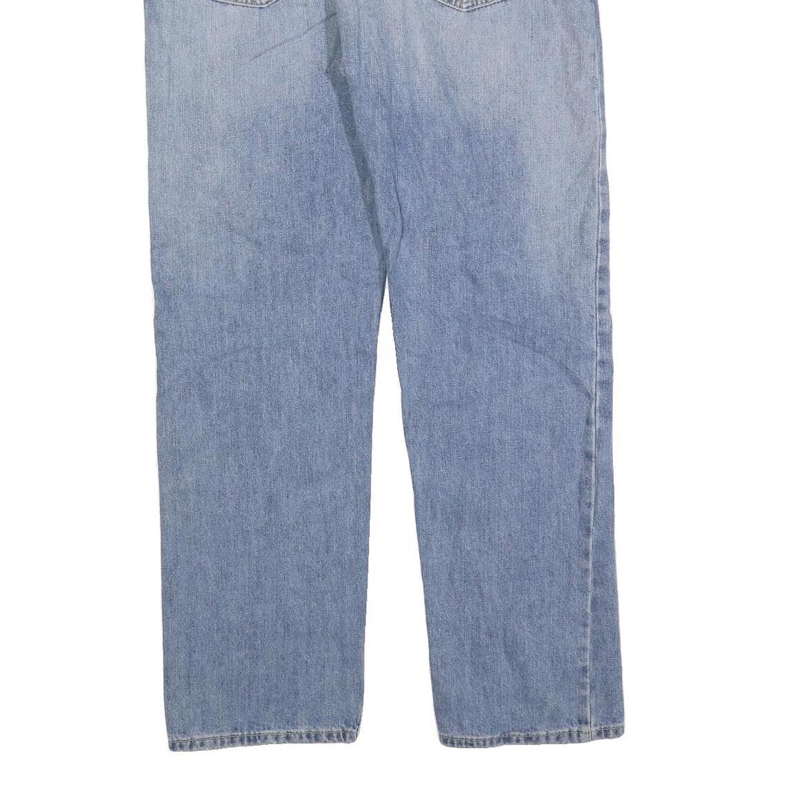 LEVI'S 505 Mens Jeans Blue Regular Straight Denim Medium W38 L32 Classic Style