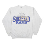 TULTEX Mens Grey Shepherd Rams Crew Neck M College Logo Sweatshirt Pullover