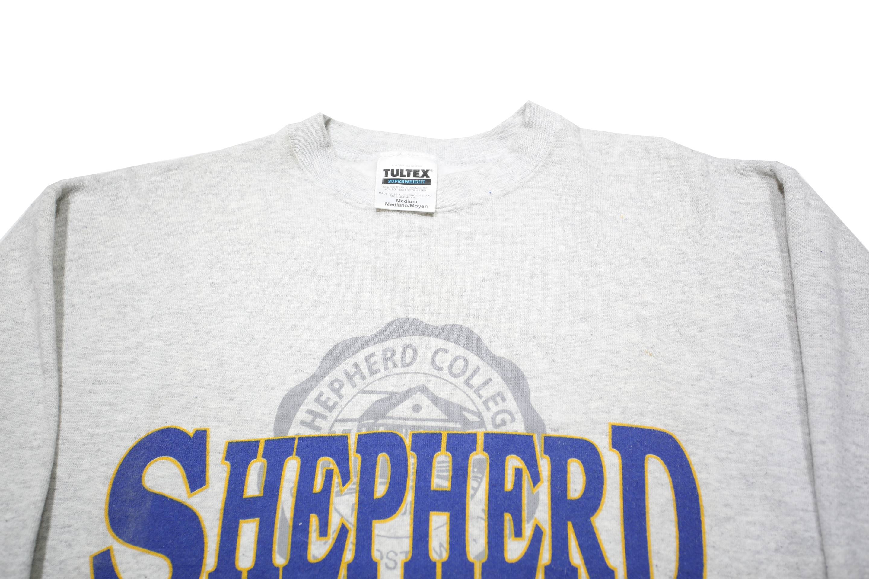 TULTEX Mens Grey Shepherd Rams Crew Neck M College Logo Sweatshirt Pullover