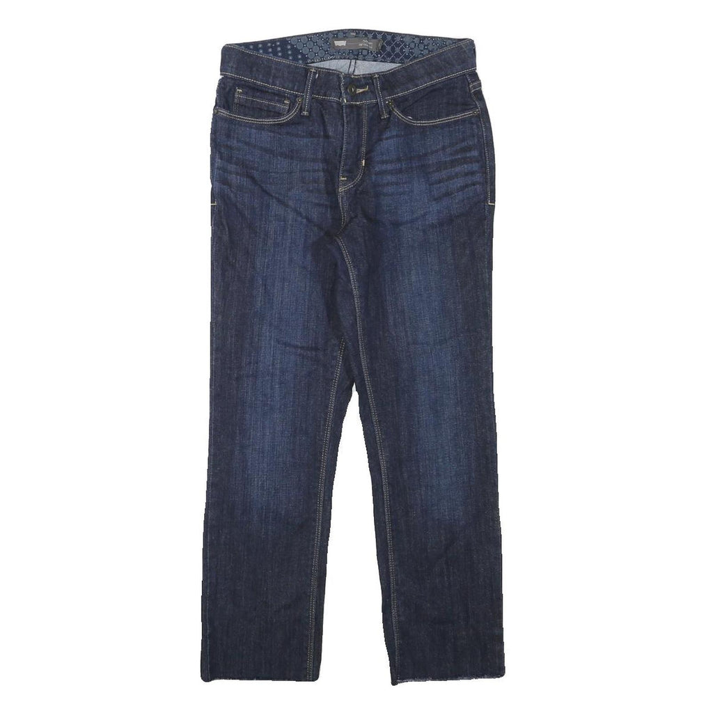 LEVI'S Womens Regular Fit Jeans Blue Denim W26 L24 Classic Cotton Blend Zip