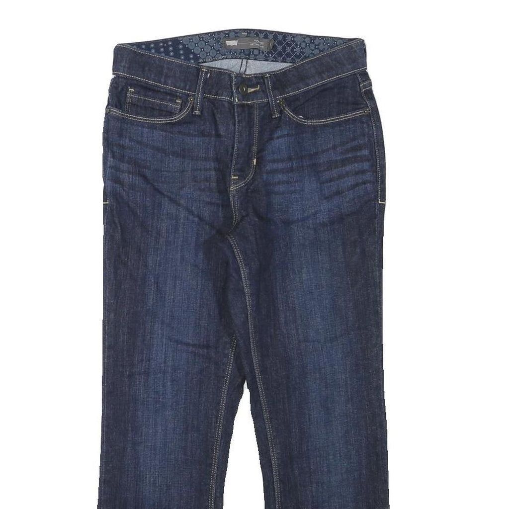 LEVI'S Womens Regular Fit Jeans Blue Denim W26 L24 Classic Cotton Blend Zip