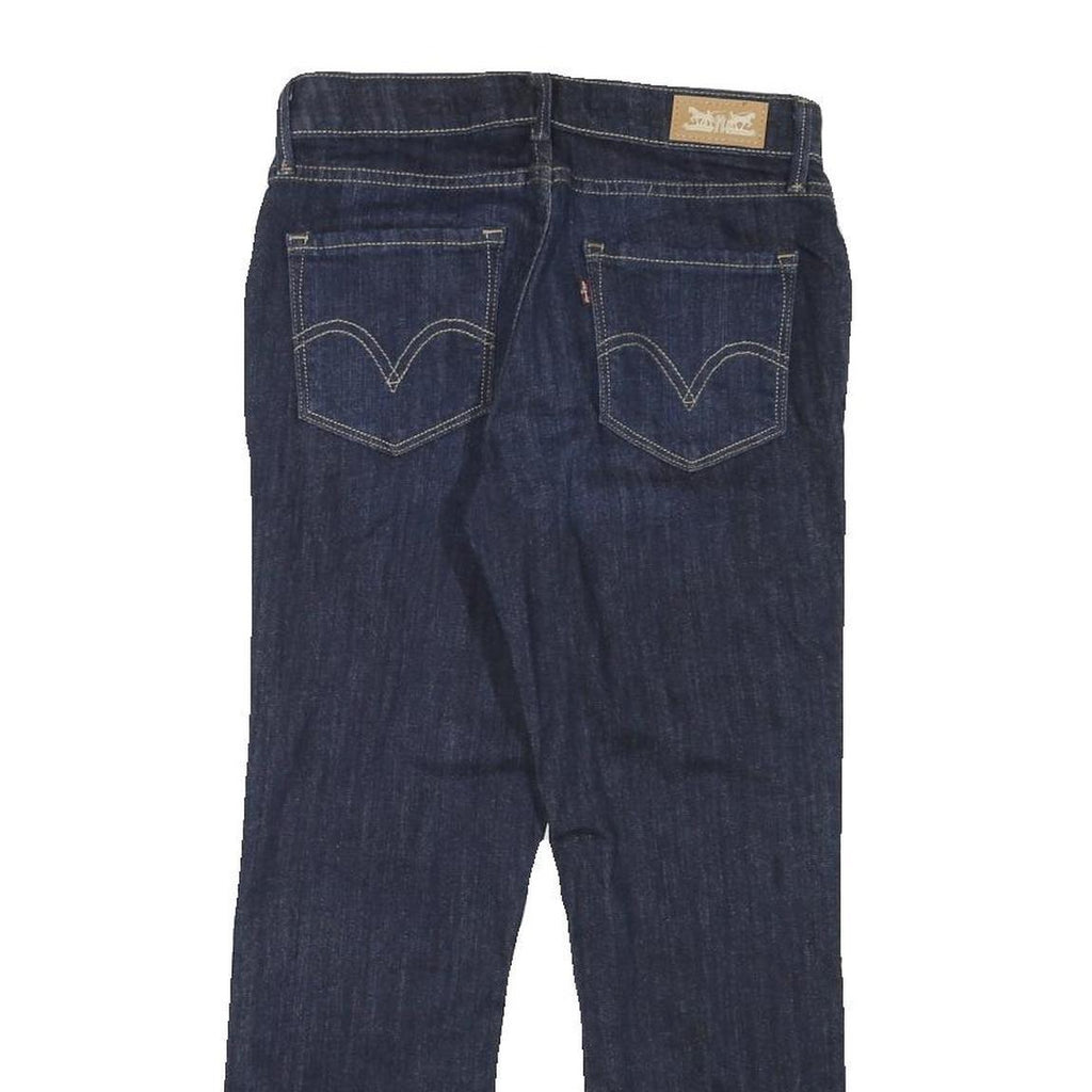 LEVI'S Womens Regular Fit Jeans Blue Denim W26 L24 Classic Cotton Blend Zip