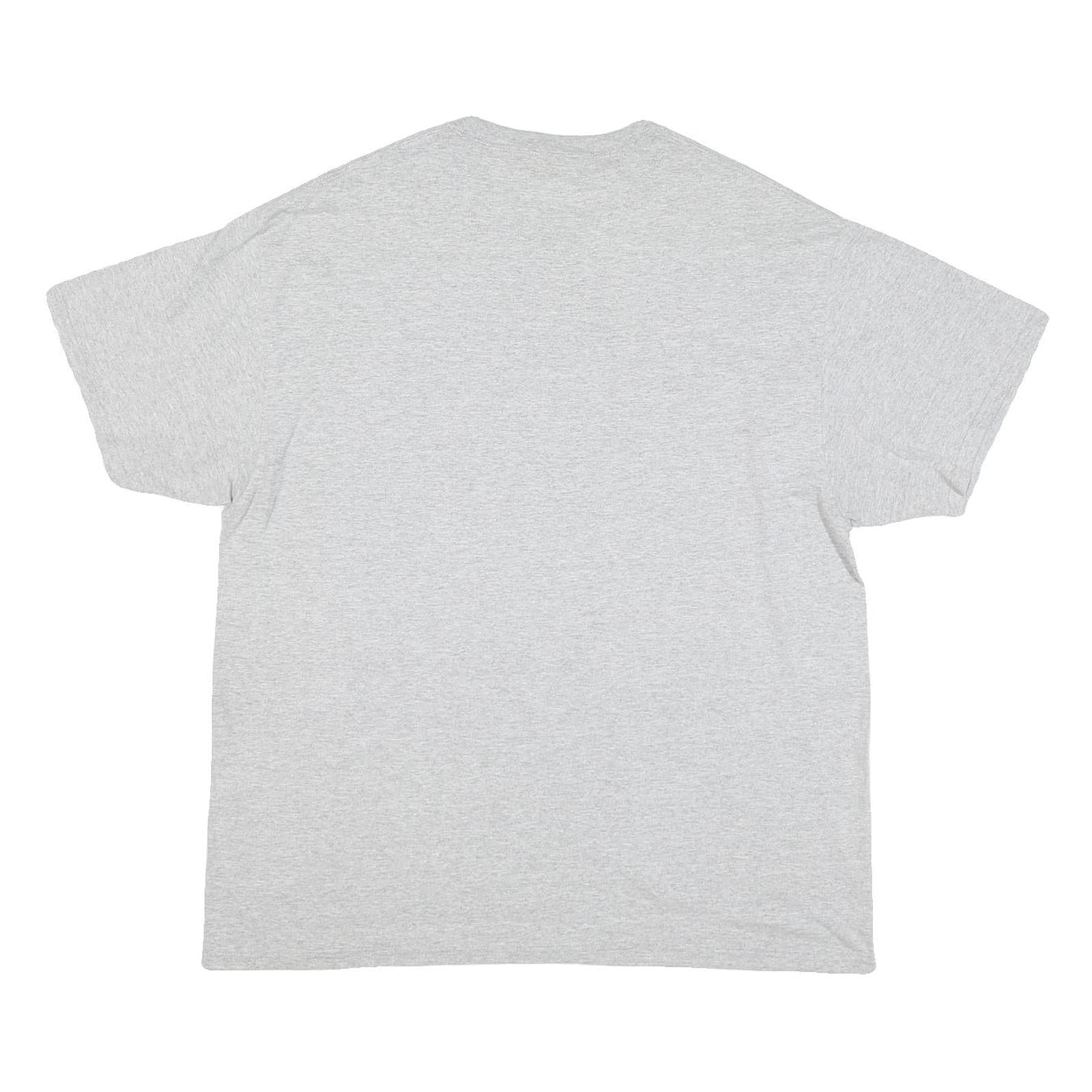 PORT & COMPANY Mens Grey Vikings Football Graphic T-Shirt XL Crew Neck Short