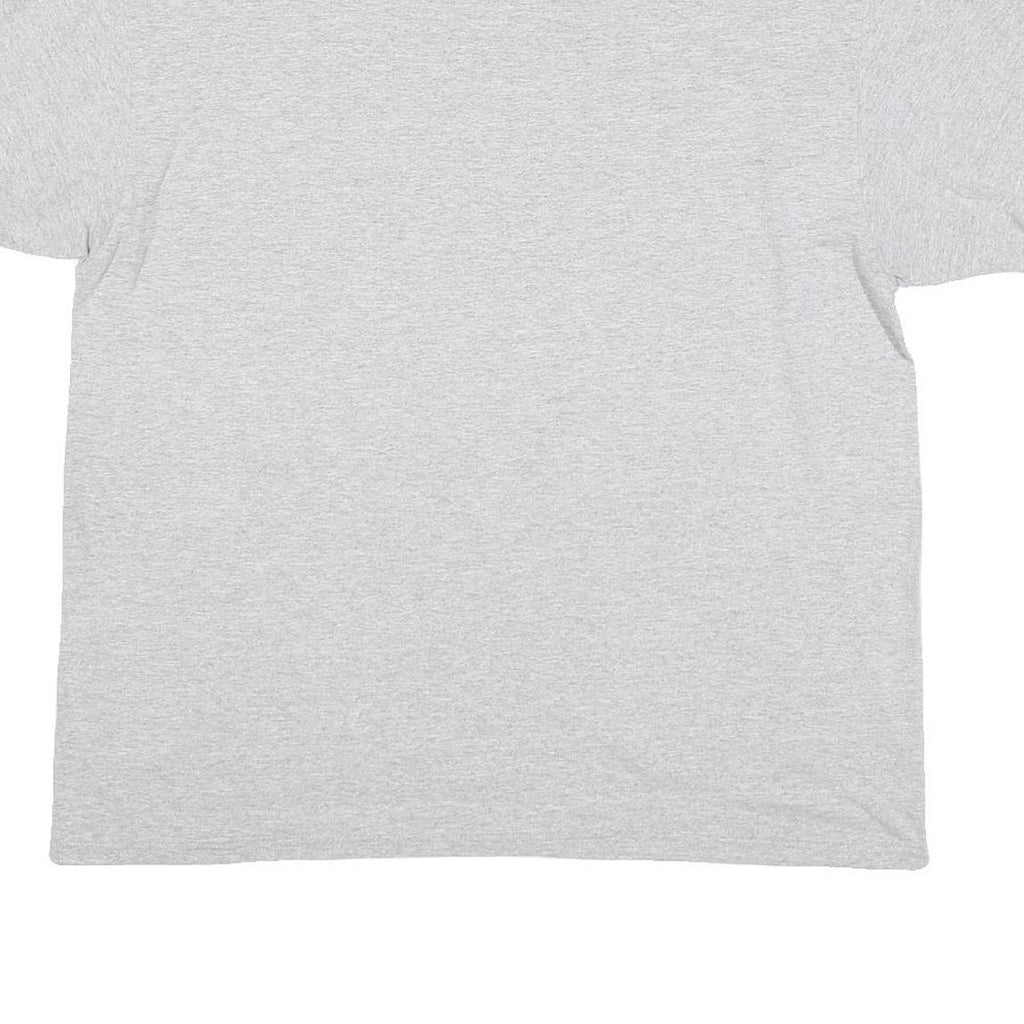 PORT & COMPANY Mens Grey Vikings Football Graphic T-Shirt XL Crew Neck Short