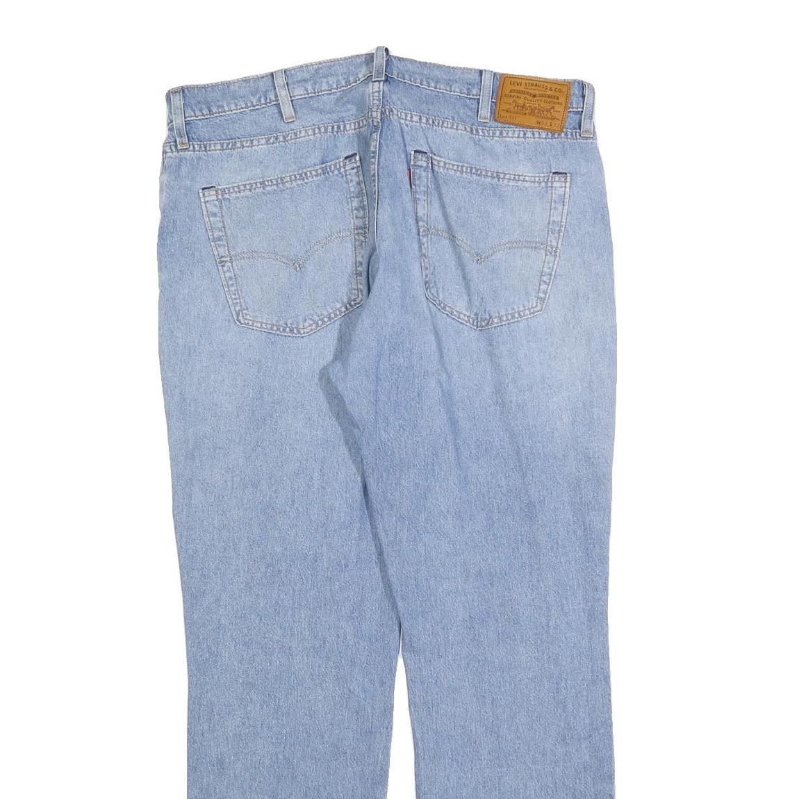 LEVI'S 511 BIG E Mens Jeans Blue Slim Straight Denim Medium W38 L32 Classic Fit