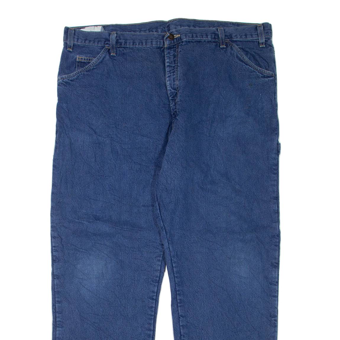 DICKIES Mens Jeans Blue Regular Straight W40 L30