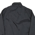 Womens Black Plain Button Jacket L Polyester Blend Regular Fit Casual Outerwear