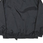 Womens Black Plain Button Jacket L Polyester Blend Regular Fit Casual Outerwear