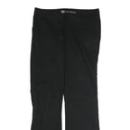 DICKIES Womens Regular Fit Black Cotton Blend Trousers W34 L34 Straight Zip