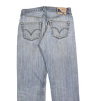 LEVI'S 501 Mens Jeans Blue Regular Straight Denim Medium W30 L30 Button Closure