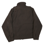 WOOLRICH Mens Brown Polyester Blend Zip Jacket XL Casual Outdoor Classic