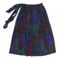 TUMBLEWEEDS Womens Black & Red Abstract Print Midi Cotton Blend Swing Skirt M