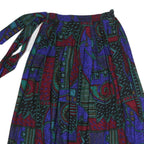 TUMBLEWEEDS Womens Black & Red Abstract Print Midi Cotton Blend Swing Skirt M