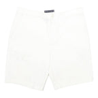 TOMMY HILFIGER Mens White Casual Shorts M W32 Cotton Blend Classic Fit