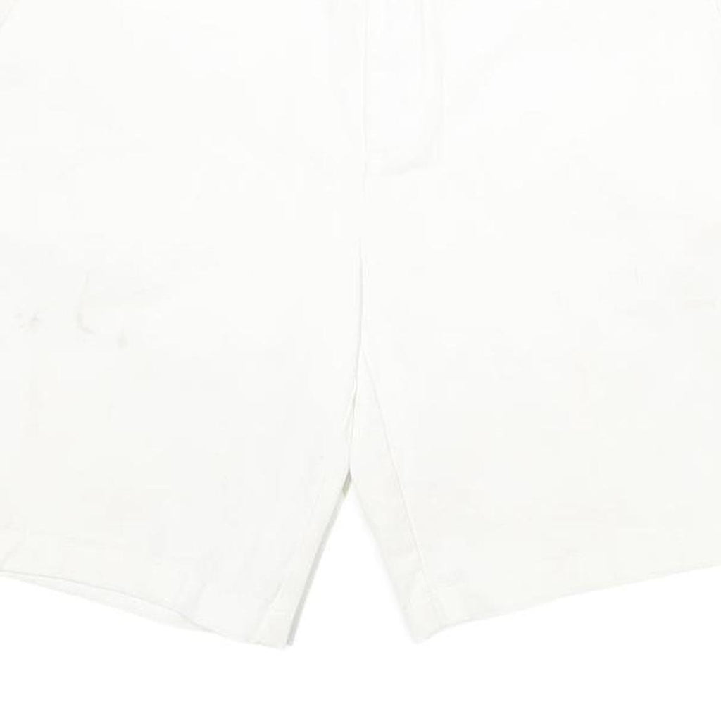 TOMMY HILFIGER Mens White Casual Shorts M W32 Cotton Blend Classic Fit