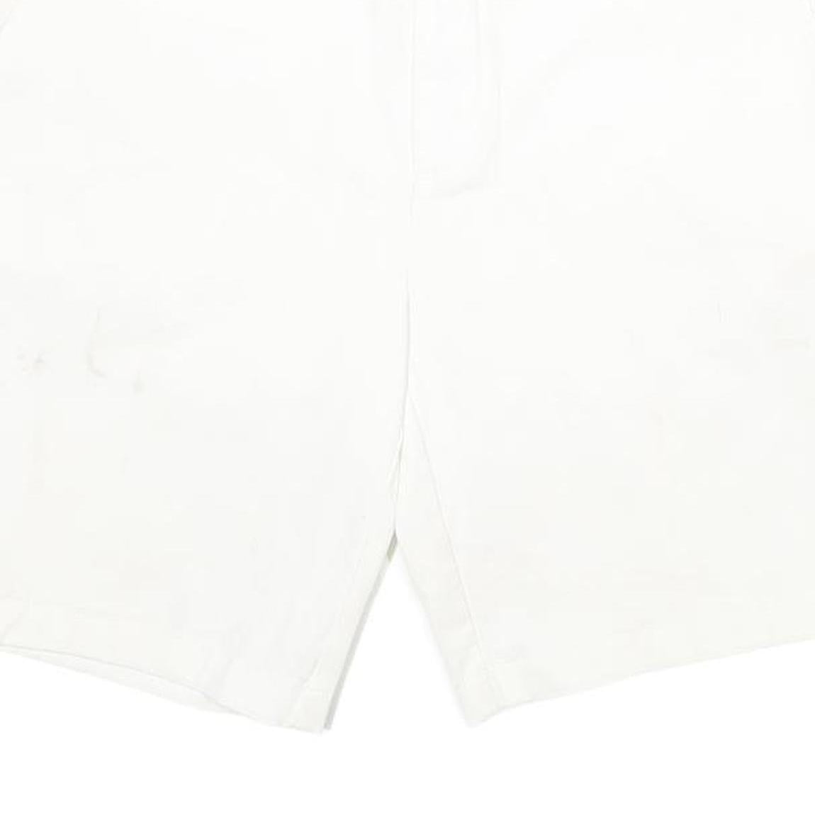 TOMMY HILFIGER Mens White Casual Shorts M W32 Cotton Blend Classic Fit