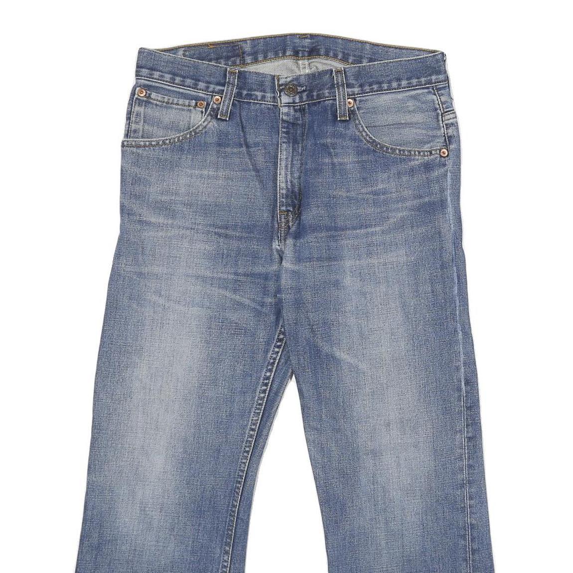 LEVI'S 507 04 Mens Jeans Blue Loose Straight Denim Medium W29 L26 Zip