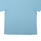 LACOSTE Mens Blue Short Sleeve Plain M Cotton Blend Polo Shirt Classic Casual