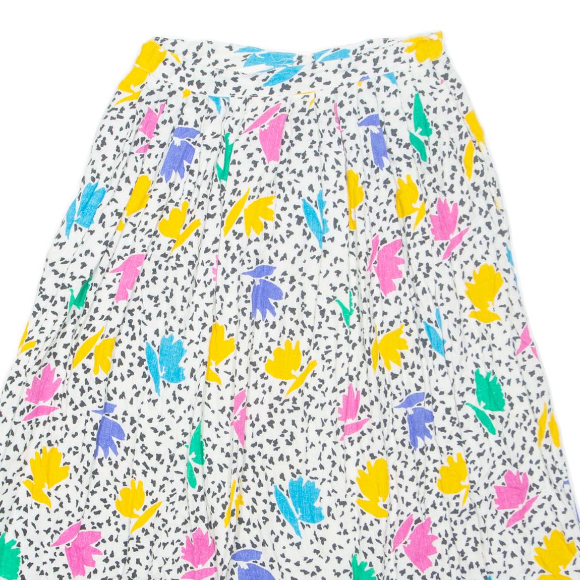 RUMOURS Womens A-Line Skirt White Midi M