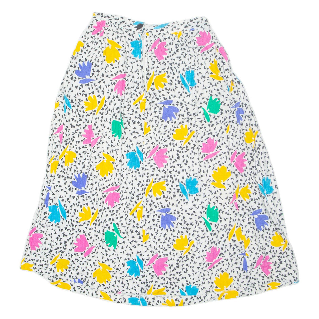 RUMOURS Womens A-Line Skirt White Midi M