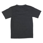 CRAZY APPAREL Mens Black Alaska Graphic T-Shirt S Short Sleeve Crew Neck Cotton