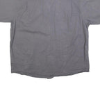 WRANGLER Mens Grey Shirt Cotton Blend XL Casual Button Front Short Sleeve