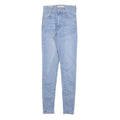 LEVI'S Womens Jeans Blue Slim Skinny Denim Light W26 L30 Classic Zip Closing