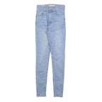 LEVI'S Womens Jeans Blue Slim Skinny Denim Light W26 L30 Classic Zip Closing