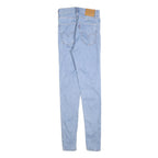 LEVI'S Womens Jeans Blue Slim Skinny Denim Light W26 L30 Classic Zip Closing