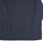 DICKIES Mens Navy Blue Work Shirt 2XL Polyester Blend Long Sleeve Button