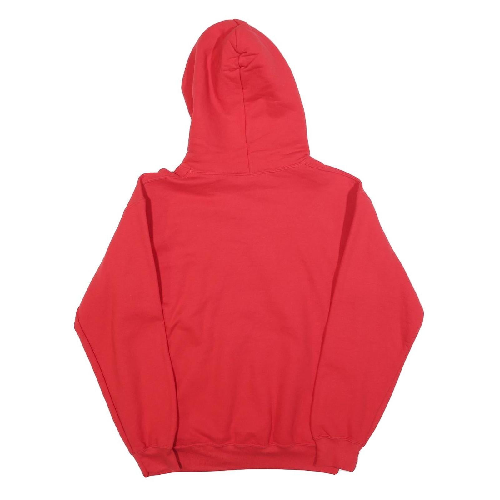 GILDAN Mens Red Coatesville Red Raiders Pullover Hoodie S Printed Graphic