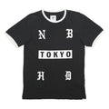 ADIDAS NEIGHBORHOOD "Tokyo" Logo SSL Mens Black Graphic T-Shirt S Short Sleeve