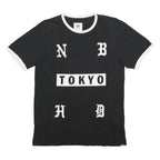 ADIDAS NEIGHBORHOOD "Tokyo" Logo SSL Mens Black Graphic T-Shirt S Short Sleeve