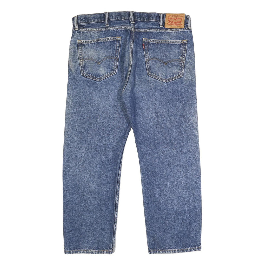 LEVI'S 505 Mens Jeans Blue Regular Straight Denim Medium W38 L29 Classic Fit Zip