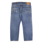 LEVI'S 505 Mens Jeans Blue Regular Straight Denim Medium W38 L29 Classic Fit Zip