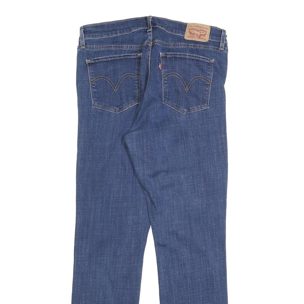 LEVI'S Womens Classic Blue Straight Denim Medium W30 L30 Cotton Zip Jeans