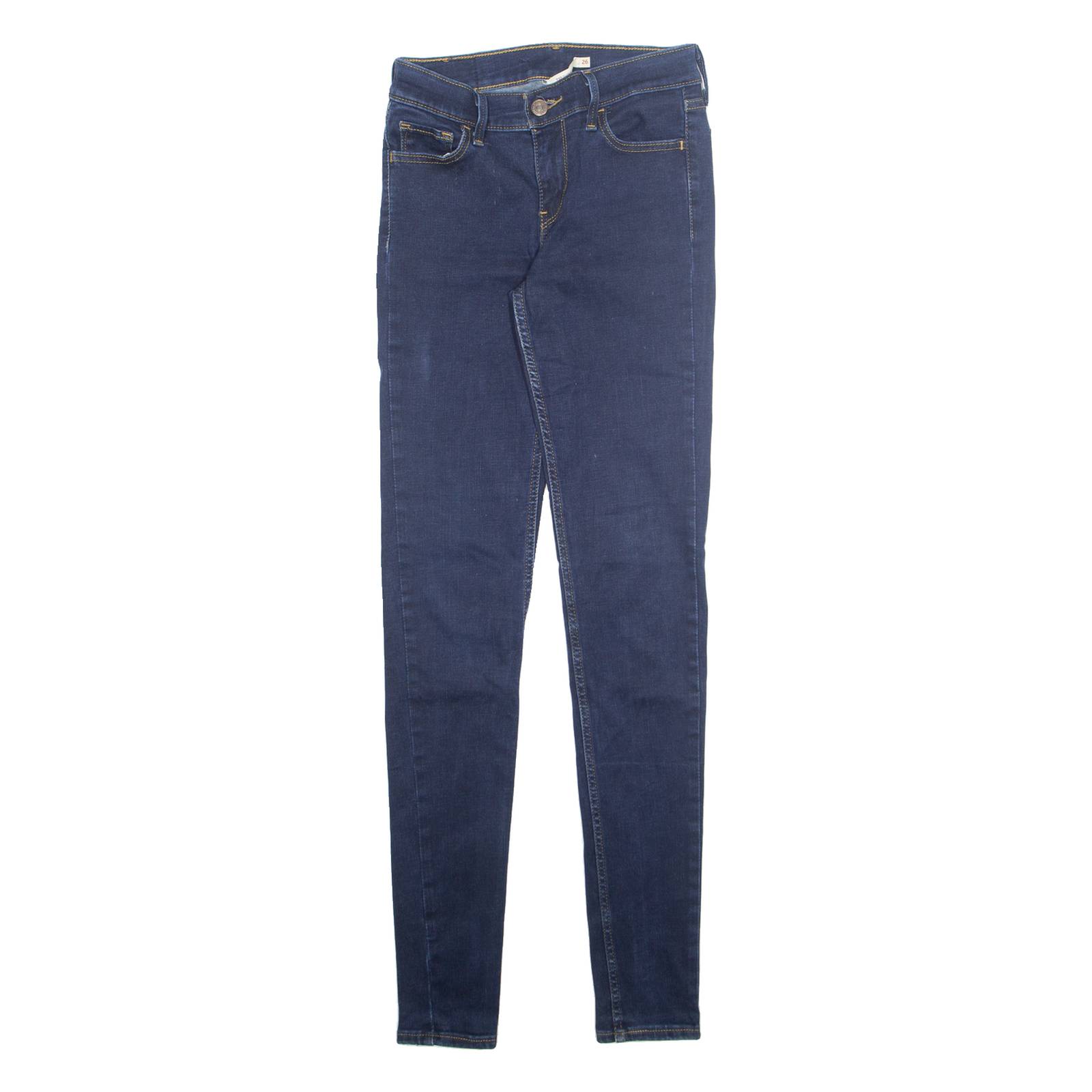 LEVI'S 710 Womens Jeans Blue Slim Skinny W26 L32