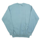 HANES Womens Blue San Francisco Crew Neck M Cotton Blend Sweatshirt Casual